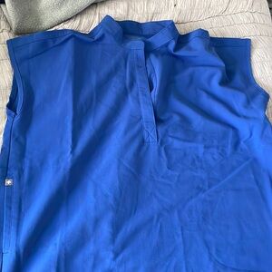 Figs Denim Blue Rafaela top